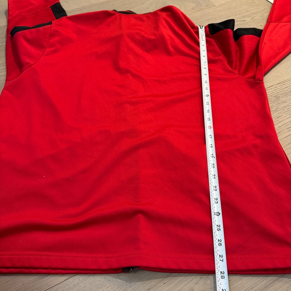 AND1 Mens 2XL Track Jacket‎ Full Zip Tango Red Black Stripe AM19BZ504 Basketball - Picture 7 of 8